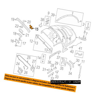 yE\tggbv AUDI OEM 08-09 TT Quattro Convertible/soft Top-Catch Left 8J7871405 AUDI OEM 08-09 TT Quattro Convertible / so ftgbvLb`8J7871405