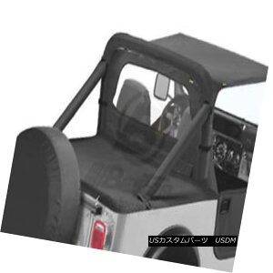 yE\tggbv Bestop Duster Deck Cover 86-91 Jeep Wrangler YJ Black Denim w/ Factory Soft Top xXg̃_X^[fbLJo[86-91W[vO[YJubNfjt@Ng[\tggbv