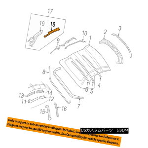 �y�E�\�t�g�g�b�v Chevrolet GM OEM 98-04 Corvette Convertible/soft Top-Rail Left 88953885 �V�{���[GM OEM 98-04�R���x�b�g�E�R���o�[�`�u��/ so ft�g�b�v���[����88953885 �y���s�A���i�z