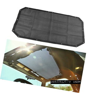 yE\tggbv Black Mesh Eclipse Sunshade Soft Top Cover For 2007-2018 Jeep Wrangler 2/4 Door ubNbVEclipseTVF[h\tggbvJo[2007-2018W[vO[2/4hA