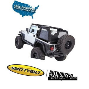 �y�E�\�t�g�g�b�v Smittybilt Cloak Mesh Rear  Sides 97-06 Jeep Wrangler TJ 95601 Black Smittybilt Cloak Mesh���A��amp; �T�C�h97-06�W�[�v�����O���[TJ 95601�u���b�N �y���s�A���i�z