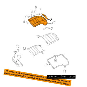 yE\tggbv AUDI OEM 07-09 A4 Quattro Convertible Soft Top-Roof Assy 8H0871035E2Y5 AEfBOEM 07-09 A4NgRo[`u\tggbv[tAbV[8H0871035E2Y5