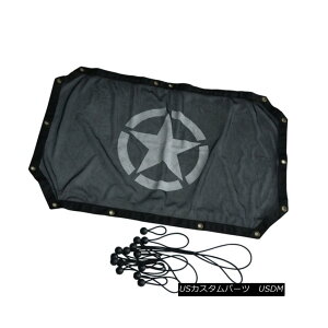 yE\tggbv Mesh Sun Shade Half Soft Top Cover UV Protection For Jeep Wrangler JK Accessory bVTVF[hn[t\tggbvJo[UVveNVW[vO[JKANZT[