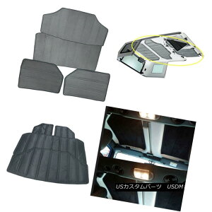 yE\tggbv Gray Hardtop Sound Deadener Heat Insulation Soft Top For 2007-2010 Jeep Wrangler DF̃n[hgbvTEhffi[fM\tggbv2007-2010W[vO[