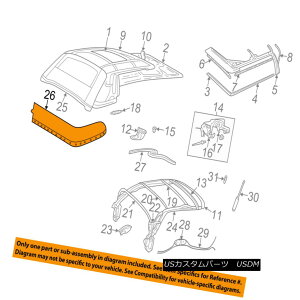 yE\tggbv CHRYSLER OEM 02-05 Sebring Convertible/soft Top-Boot UP46XT5AD CHRYSLER OEM 02-05ZuOERo[`u/ so ftgbvEu[gUP46XT5AD