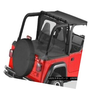 yE\tggbv Bestop Duster Deck Cover 97-02 Jeep Wrangler TJ Black Denim w/ Factory Soft Top Bestop_X^[fbLJo[97-02W[vO[TJubNfjt@Ng[\tggbv