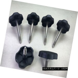 �y�E�\�t�g�g�b�v 6 ea 2006 to 2018 Jeep Wrangler JK 4-Door Soft Top Window Frame /Surround Knobs 6 ea 2006 to 2018�W�[�v�����O���[JK 4�h�A�\�t�g�g�b�v�E�B���h�E�t���[��/�T���E���h�m�u �y���s�A���i�z