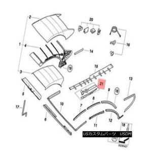 yE\tggbv Genuine BMW 6 Series E64 Convertible Soft Top Trims Repair Kit OEM 54347345713 BMW 6V[YE64Ro[`u\tggbvgCLbgOEM 54347345713