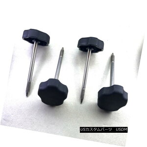 �y�E�\�t�g�g�b�v 4 ea 2007-2018 Jeep Wrangler Jk 2 or 4-Door / Soft Top Surround KIT / Screw Knob 4 ea 2007-2018�W�[�v�����O���[JK 2/4�h�A/�\�t�g�g�b�v�T���E���hKIT /�X�N�����[�m�u �y���s�A���i�z
