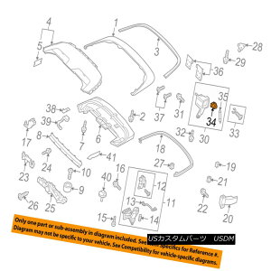 yE\tggbv AUDI OEM 10-17 S5 Storage Cover-Convertible/soft Top-Motor Left 8F0901119 AUDI OEM 10-17 S5Xg[WJo[̃Ro[W ble /\tggbv[^[8F0901119
