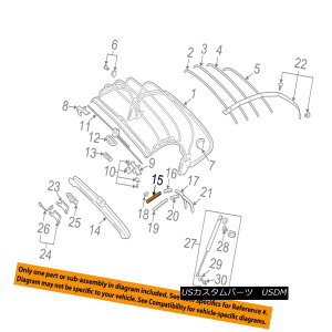 yE\tggbv AUDI OEM 01-06 TT Quattro Convertible/soft Top-Channel Left 8N7871355 AUDI OEM 01-06 TT Quattro Convertible / so ftgbv`l8N7871355