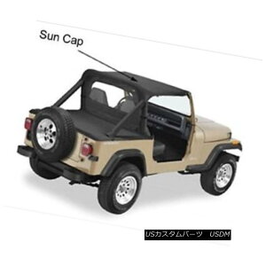 yE\tggbv Pavement Ends Sun Cap Protection 87-91 Jeep Wrangler YJ Black Denim ܓ̓TLbvیI点܂87-91W[vO[YJubNfj