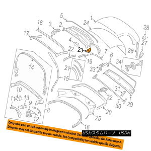 yE\tggbv PORSCHE OEM 05-12 Boxster Convertible/soft Top-Filler Right 98756181402 PORSCHE OEM 05-12 Boxster Convertible / so ftgbvtB[̌98756181402