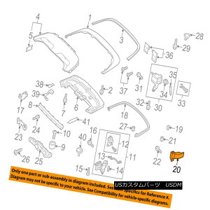 yE\tggbv AUDI OEM 10-17 S5 Storage Cover-Convertible/soft Top-Retainer Left 8F0825241B AUDI OEM 10-17 S5Xg[WJo[Ro[W ble / softgbve[i8F0825241B