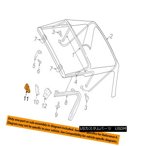 �y�E�\�t�g�g�b�v Jeep CHRYSLER OEM 97-99 Wrangler Convertible/soft Top-Seal Left 5012299AA �W�[�v�N���C�X���[OEM 97-99�����O���[�E�R���o�[�`�u��/ so ft�g�b�v�V�[����5012299AA