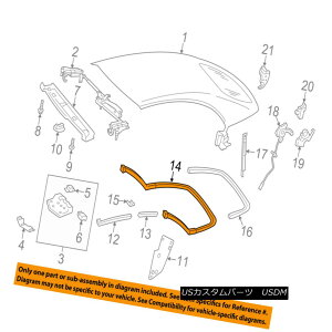 yE\tggbv MERCEDES OEM 11-14 E350 Convertible/soft Top-Sealing Strip 2097700098 MERCEDES OEM 11-14 E350Ro[`u/ so ftgbvV[OXgbv2097700098