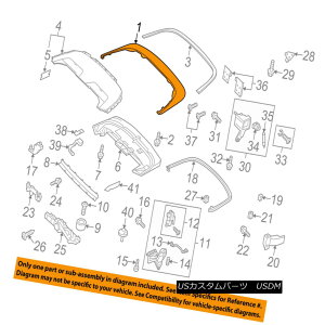 yE\tggbv AUDI OEM 2010 S5 Storage Cover-Convertible/soft Top-Rear Cover 8F0825279AGRU AUDI OEM 2010 S5Xg[WJo[Ro[^[ ble /\tggbvAJo[8F0825279AGRU