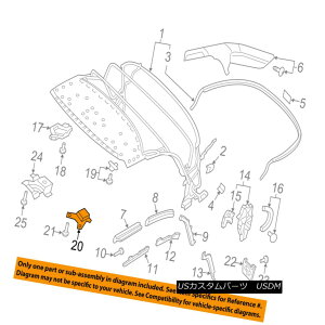 yE\tggbv AUDI OEM 16-17 TT Quattro Convertible/soft Top-Anchor Plate Right 8S7871444B AUDI OEM 16-17 TT Quattro Convertible / so ftgbvAJ[v[gE8S7871444B