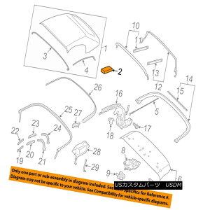 yE\tggbv PORSCHE OEM 2016 Boxster Soft Top-Top Cover Hardware Kit 98156195502 |VFOEM 2016{bNXX^[\tggbvgbvJo[n[hEFALbg98156195502