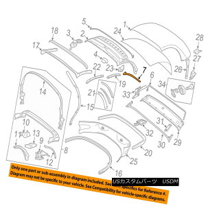 �y�E�\�t�g�g�b�v PORSCHE OEM 05-12 Boxster Convertible/soft Top-Tension Rope 98756191500 PORSCHE OEM 05-12 Boxster Convertible / so ft�g�b�v�e���V�������[�v98756191500 �y���s�A���i�z