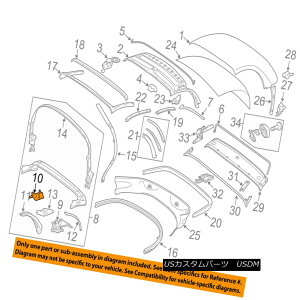 �y�E�\�t�g�g�b�v PORSCHE OEM 05-12 Boxster Convertible/soft Top-Trim Right 98756116601A09 PORSCHE OEM 05-12 Boxster Convertible / so ft�g�b�v�g�������C�g98756116601A09 �y���s�A���i�z