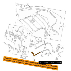 �y�E�\�t�g�g�b�v VW VOLKSWAGEN OEM Beetle Convertible/soft Top-Front Weatherstrip Seal 5C3871357A VW VOLKSWAGEN OEM�r�[�g���E�R���o�[�`�u��/ so ft�g�b�v�E�g�b�v�E�E�F�U�[�X�g���b�v�E�V�[��5C3871357A �y���s�A��