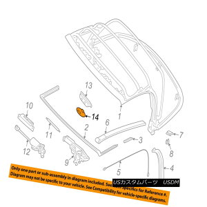 yE\tggbv BMW OEM 00-03 Z8 Motor-Convertible/soft Top-Finish Plate 54217064089 BMW OEM 00-03 Z8[^[ERo[`u/\tgEgbvEtBjbVEv[g54217064089