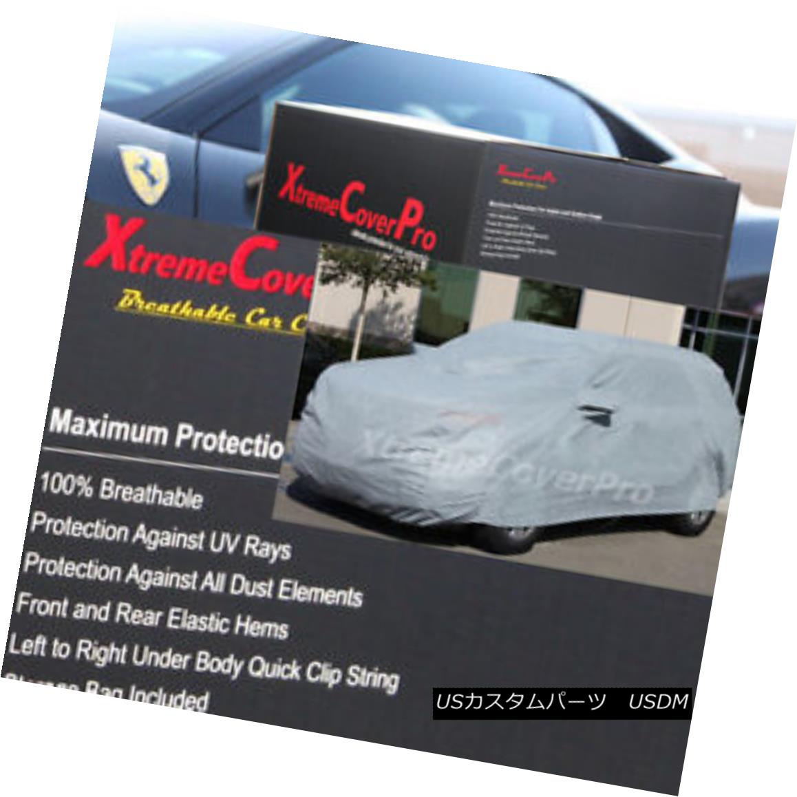 2015 FORD FLEX Breathable Car Cover w Mirror Pockets - Gray カーカバー 2015 FORD FLEX Breathable Car Cover w Mirror Pockets - Gray 2015 FORD FLEX通気性の車カバー付き ミラーポケット - グレー