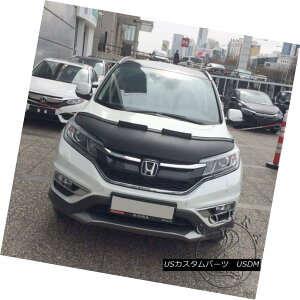 tu m[Yu Car Bonnet Mask Hood Bra Fits Honda CR-V 2015 2016 z_CR-V 2015 2016ɃtBbgԃ{lbg}XNt[hu