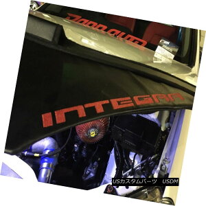 �t���u�� �m�[�Y�u�� Car Hood Bra + INTEGRA LOGO (RED) Fits Honda Acura Integra RSX 01 02 03 04 05 06 Car Hood Bra + INTEGRA LOGO�iRED�j�z���_�A�L�����C���e�O��RSX 01 02 03 04 05 06�ɓK��