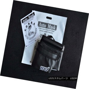 tu m[Yu Car Hood Mask Bonnet Bra + STI LOGO Fits SUBARU IMPREZA 2002 2003 02 03 J[t[h}XN{lbguW[+ STIStBbgSUBARU IMPREZA 2002 2003 02 03