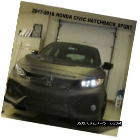 フルブラ ノーズブラ Lebra Front End Mask Cover Bra Fits 2017-2018 Honda Civic Hatchback Sport Lebraフロントエンドマスクカバーブラフィット2017-2018 Honda Civic Hatchback Sport