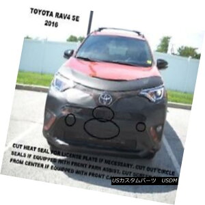 フルブラ ノーズブラ Lebra Front End Cover Bra Mask Fits 2016 Toyota RAV4 SE Lebraフロントエンド・カバー・ブラ・マスク・フィット2016 Toyota RAV4 SE