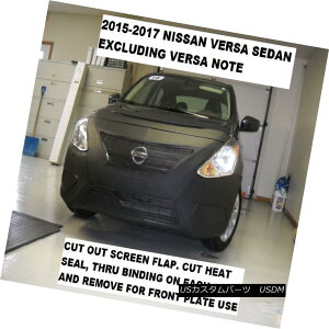 tu m[Yu Lebra Front End Mask Cover Bra Fits 2015-2018 Nissan Versa Sedan LebratgGh}XNJo[utBbg2015-2018 Nissan Versa Sedan