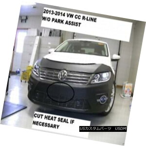 tu m[Yu Lebra Front End Mask Cover Bra Fits Volkswagen CC R-Line 2013-17 W/O Park Assist LebratgGh}XNJo[u̓tHNX[QCCɓKR-Line 2013-17 W / O Park Assist