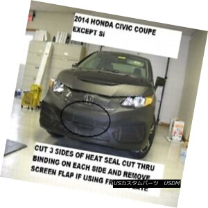 tu m[Yu Lebra Front End Mask Cover Bra Fits 2014-2015 14 15 Honda Civic Coupe (Exc. Si) LebratgGh}XNJo[utBbg2014-2015 14 15 Honda Civic CoupeiExcBSij