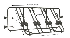 USTCNLA Advantage BedRack 4 Bike Truck Bed Rack Carrier NEW Pick Up Advantage BedRack 4]ԃgbNxbhbNLANEW Pick Up