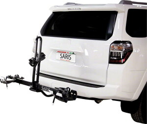 USサイクルキャリア Saris Freedom EX Hitch Rack: 2 Bike, Universal Hitch, Black サリスフリーダムEXヒッチラック:2バイク、ユニバーサルヒッチ、ブラック
