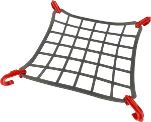 USTCNLA Delta Elasto Cargo Net for Bike Mounted Racks ]ԂɓڂꂽbNpf^GXgJ[Slbg