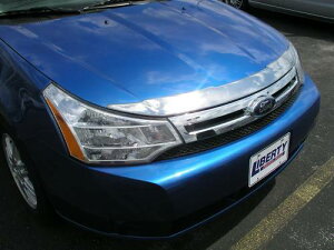 USoOK[h BUG GUARD, Hood Shield CHROME 620009 For: FORD FOCUS 4 DOOR 2008-2011 oOK[hAt[hV[hN[620009ΏہFtH[htH[JX4hA2008-2011