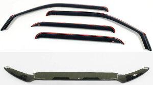 USoOK[h Bug Shield  In-Channel Wind Deflectors 2014-2018 GMC Sierra 1500 Crew Cab oOV[hamp; C`lhfBt[U[2014-2018 GMC Sierra 1500 CrewLu