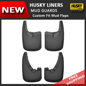 USoOK[h Husky Splash Guards Mud Flaps FrontRear for 16-17 RAM 1500/2500 No Fender Flare nXL[XvbVK[h16-17 RAMptgAp_Xgtbv1500/2500tF_[tAȂ