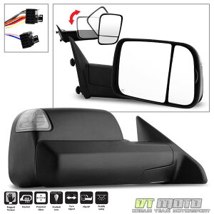 �~���[ 2009-2012 Dodge Ram Power Heated Puddle SMOKED Signal Tow Mirror Passenger Side 2009-2012�_�b�W�����p���[�q�[�g�p�h��SMOKED�M���g�q�~���[��q��