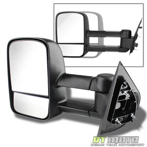 ~[ Heavy Duty Size- Silverado Sierra 07-14 Extendable Tow Manual Side Mirror Driver wr[f[eBTCY - Vo[hVG07-14gE蓮TCh~[hCo