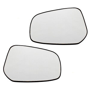ミラー 15-17 Lancer  Sportback 15 Evolution Set of Side Mirror Glass w/ Bases Heated 15-17 Lancer& スポーツバック15エボリューションサイドミラーガラス、ベース付き