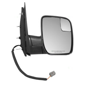 ~[ 09-14 Ford E-Series Van Passengers Side Power Sail Type Mirror w/ Spotter Glass 09-14 Ford E-Series Van PassengersTChp[ZC^Cv~[t/X|b^OX