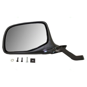 ~[ Ford Pickup Truck Bronco Drivers Side Manual Paddle Type Mirror Black  Chrome tH[hsbNAbvgbNuRhCoTCh}jAph^Cv~[ubNamp; N