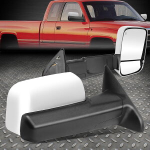 �~���[ FOR 2009-2016 DODGE RAM 1500-5500 CHROME POWER FLIP-UP SIDE TOWING MIRROR+HEATED 2009�N?2016�N�̃h�b�W�E����1500-5500�N�����E�p���[�E�A�b�v�E�T�C�h�E�^�E�����O�E�~���[+�q�[�g �y���s�A���i�z