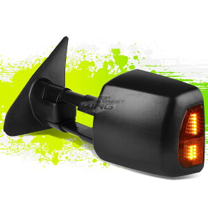 �~���[ LEFT SIDE POWER+HEAT BLACK TOW MIRROR+AMBER LED SIGNAL FOR 07-16 TUNDRA PICKUP ���T�C�h�p���[+�q�[�g���^���[�~���[+�A���o�[LED�V�O�i���i07-16 TUNDRA�s�b�N�A�b�v�j �y���s�A���i�z