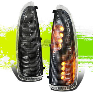 ~[ BLACK AMBER LED TOW/REAR VIEW MIRROR TURN SIGNAL LIGHT FOR 03-07 FORD SUPERDUTY ubNAo[LED TOW / REAR VIEW~[03-03 FORD SUPERDUTYp̐M